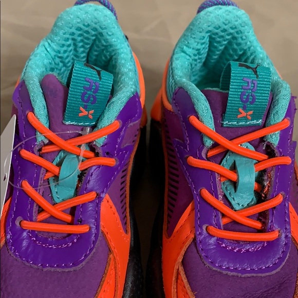 Puma running system orange and blue boys size 6 - Picture 6 of 7